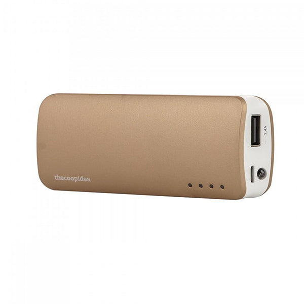 THECOOPIDEA GUMMY MINI 5200MAH 2.4A - GOLD <br> ផាវ័រប៊េង