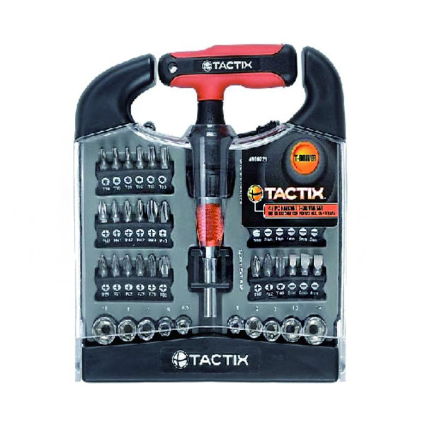 TACTIX 900221 STUBBY TOOL SET (48PCS) <br> ឈុតទួណឺវីស - Home-Fix Cambodia