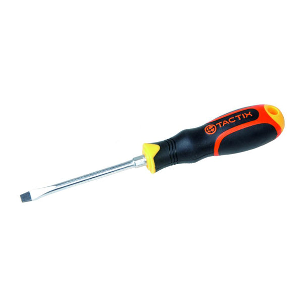 TACTIX 205016 SCREWDRIVER SLOT 5.5MMX125MM <br> ទួណឺវីស (5.5 X 125 មីលីម៉ែត្រ) - Home-Fix Cambodia