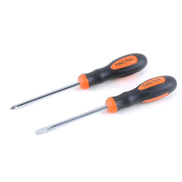 TACTIX 205431 BASIC SCREWDREIVER SET - SLOT & PH <br> ទួណឺវីស - Home-Fix Cambodia