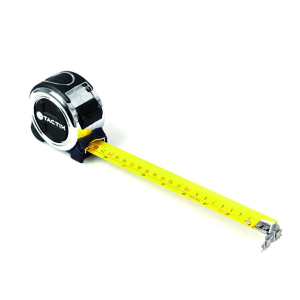 TACTIX 235312 TOUGH TAPE DOUBLE PRINTING 12MX27MM <br> ម៉ែត្រ - Home-Fix Cambodia