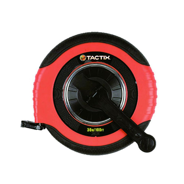 TACTIX 240630 LONG TAPE WITH SOFT HANDLE 30MX15MM <br> ម៉ែត្រ (30 ម៉ែត្រ x 15 មីលីម៉ែត្រ) - Home-Fix Cambodia