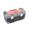 TACTIX 320304 PLASTIC BOX WITH ORGANIZER 22'' <br> ប្រអប់ដាក់សំភារៈជាង - Home-Fix Cambodia