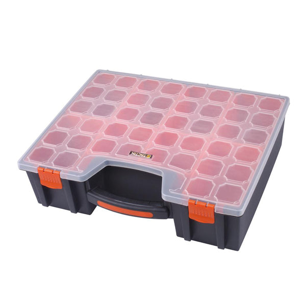 TACTIX 320015 PLASTIC TOOL ORGANISER <br> ប្រអប់ជ័រដាក់គ្រឿងខ្ចៅ - Home-Fix Cambodia