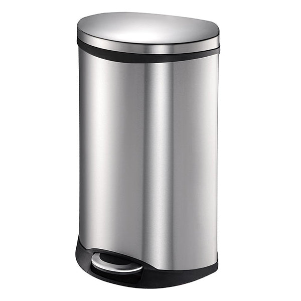 EKO EK9218MT- 30L SEMI-ROUND S/STEEL BIN <br> ធុងសំរាម 30 លីត្រ - Home-Fix Cambodia