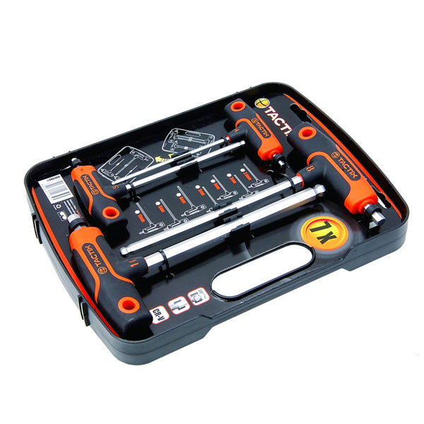 TACTIX 206366 T-HANDLE SET METRIC 7PC <br>ឈុតសោរអក្សរ T - Home-Fix Cambodia