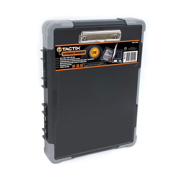 TACTIX 320092 CLIPBOARD ORGANIZER <br> ប្រអប់ដាក់ឯកសារ - Home-Fix Cambodia