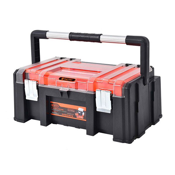 TACTIX 320318 PLASTIC TOOL BOX 51CM <br> ប្រអប់ដាក់គ្រឿងជាង (51 សង់ទីម៉ែត្រ) - Home-Fix Cambodia