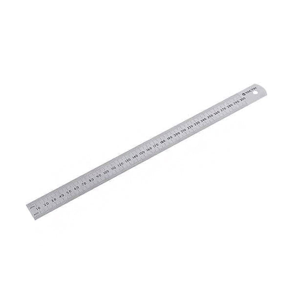 TACTIX 239219 RULER STAINLESS STEEL 1000MM <br> បន្ទាត់ដែក (1000 មីលីម៉ែត្រ) - Home-Fix Cambodia