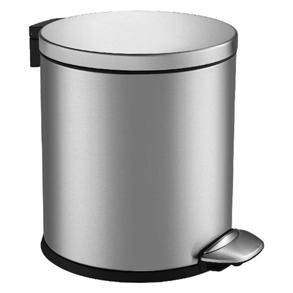 EKO EK9219MT-5L LUNA STEP BIN BRUSHED S/STEEL 5L <br> ធុងសំរាម 5 លីត្រ - Home-Fix Cambodia