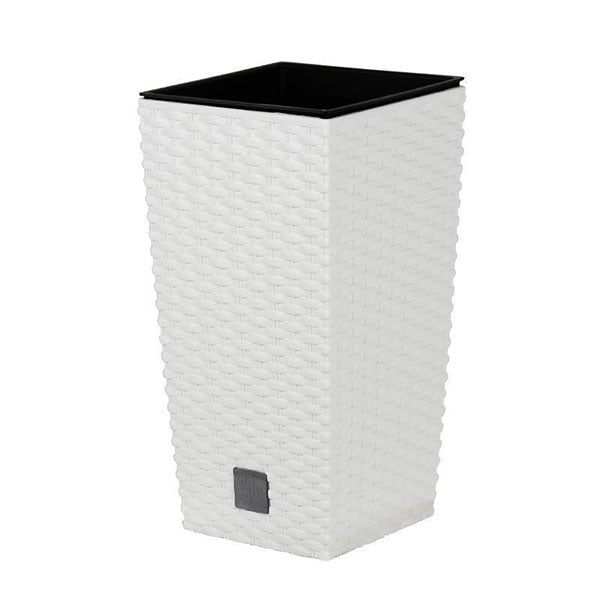 RATO SQUARE BASKET WEAVE FLOWER POT (SMALL)<br>ផើងដាំផ្ការាងជ្រុង