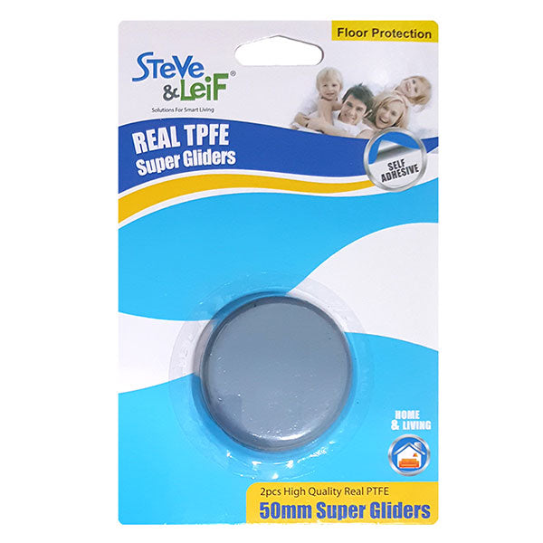 SELF-ADHESIVE PTFE SUPER GLIDERS (50MM)<br>កំណល់ជើងតុ - Home-Fix Cambodia