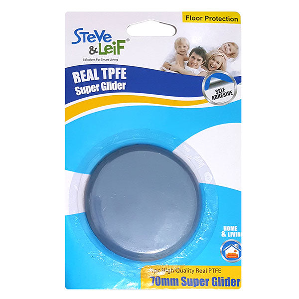 SELF-ADHESIVE PTFE SUPER GLIDERS (70MM)<br>កំណល់ជើងតុ - Home-Fix Cambodia