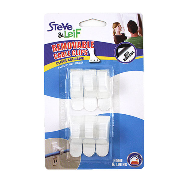 REMOVABLE CABLE CLIPS<br>ទំពក់ព្យួរ - Home-Fix Cambodia