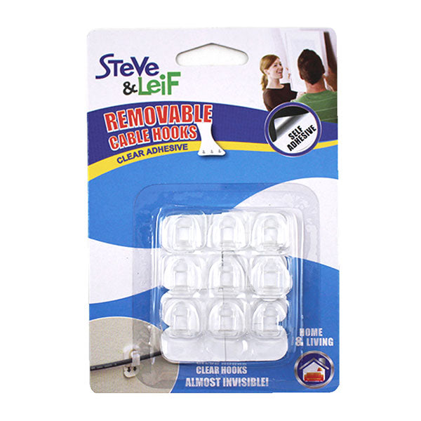 REMOVABLE CABLE HOOKS<br>ទំពក់ព្យួរ - Home-Fix Cambodia