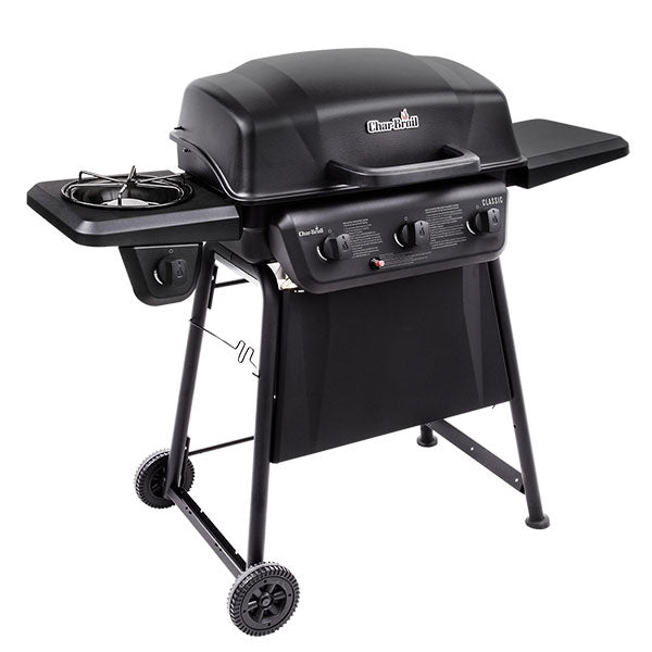 CHAR-BROIL SL-CB30317 CLASSIC 3-BURNER GAS BBQ GRILL W/SIDEBURNER