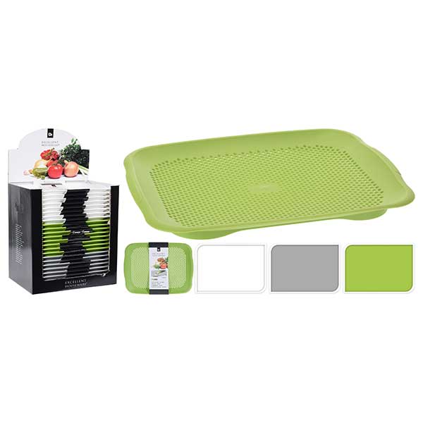 KOOPMAN 030000340 STRAINER AND CUTTING BOARD GREY<br>កញ្ច្រែងសម្ងួតទឹកបន្លែ និងជ្រុញ - Home-Fix Cambodia