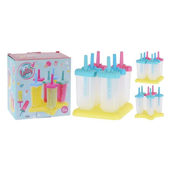 KOOPMAN 170428960 ICE LOLLYMAKER FOR 6 ICE LOLLY<br>ពុម្ពការ៉េម - Home-Fix Cambodia