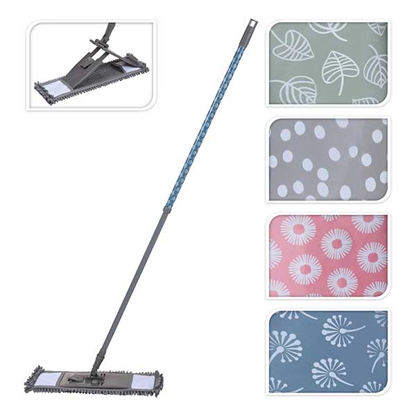 KOOPMAN 314418900 FLOORMOP CHENILLE EXTENDABLE METAL STICK MAX 120CM GREY<br>ឧបករណ៏ជូតសម្អាតការ៉ូ - Home-Fix Cambodia