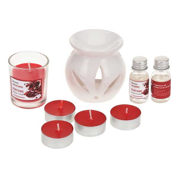KOOPMAN CC5053330 FRAGRANCE 4 TEALIGHTS 10ML PINK-ROSE<br>ទានក្រអូប ចំណុះ10មីលីលីត្រ - Home-Fix Cambodia