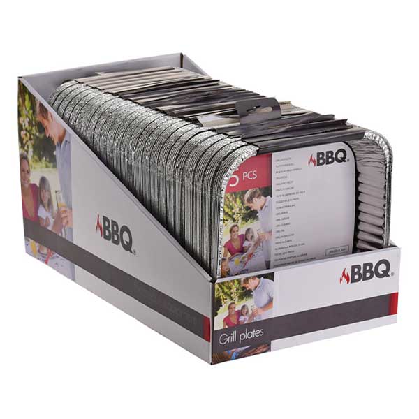 KOOPMAN DV5300140 TRAY ALU SET OF 2 ALUMINIUM<br>ឈុតថាសអាលុយមីញ៉ូម,មាន2/ឈុត - Home-Fix Cambodia