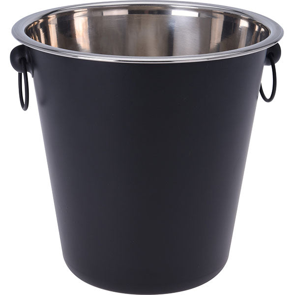 EXCELLENT HOUSEWARE A12405480 CHAMPAGNE COOLER BLACK MATT