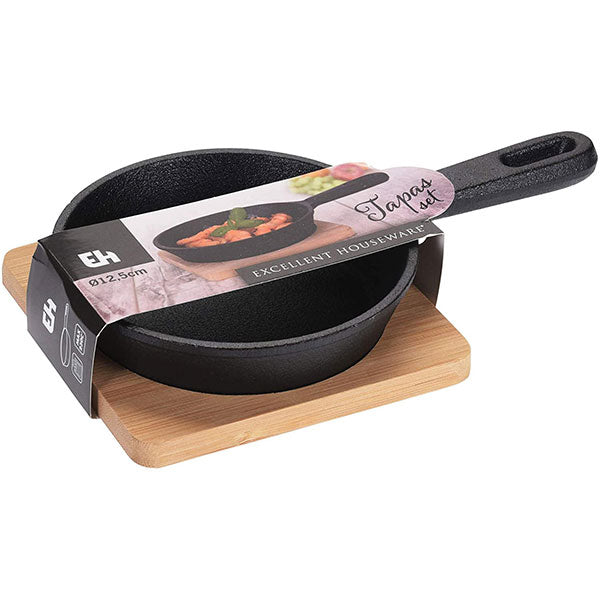 EXCELLENT HOUSEWARE 210000450 TAPAS DISH CAST IRON