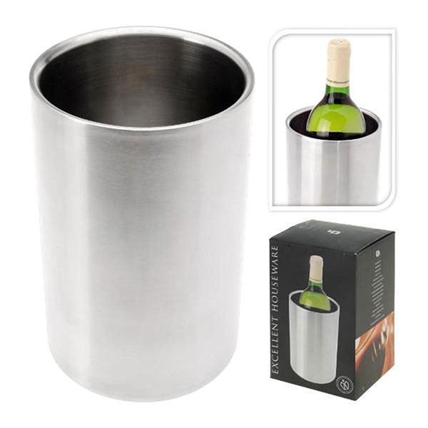 EXCELLENT HOUSEWARE A12400300 WINE BUCKET SS - Home-Fix Cambodia