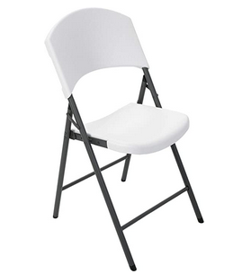 LIFETIME ULTIMATE COMFORT FOLDING CHAIR (WHITE) <br> កៅអីពណ៏ស - Home-Fix Cambodia