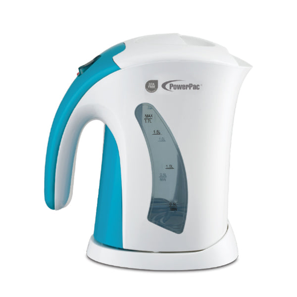 POWERPAC PPJ2005 KETTLE JUG 1.7L (1240333)<br>កំសៀវដាំទឹកអគ្គិសនី 1.7 លីត្រ<br>电水壶, 1.7公升, 1850-2200瓦特 - Home-Fix Cambodia