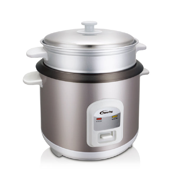 POWERPAC PPRC64 PREMIUM RICE COOKER 1.0L (1240399)<br>ធ្នាំងដាំបាយ 1 លីត្រ - Home-Fix Cambodia