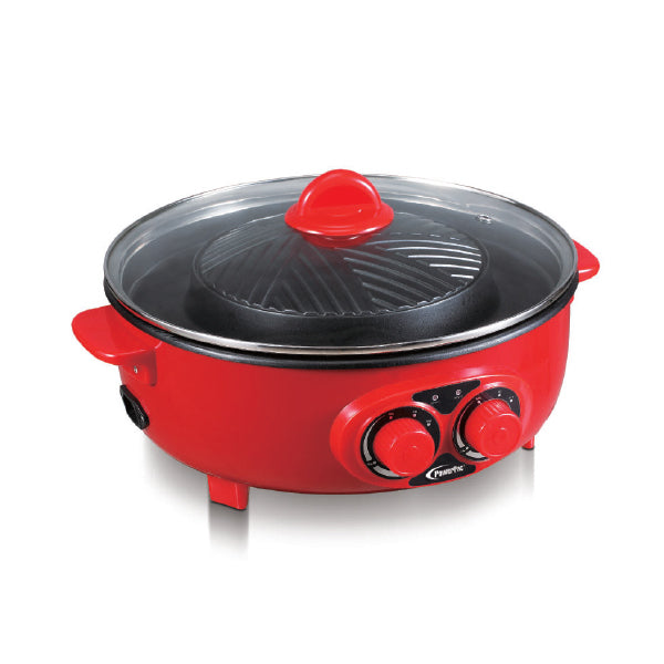 POWERPAC PPMK130 MOOKATA STEAMBOAT<br>ឆ្នាំងស៊ុប និងប៊ីប៊ីឃ្យូ - Home-Fix Cambodia