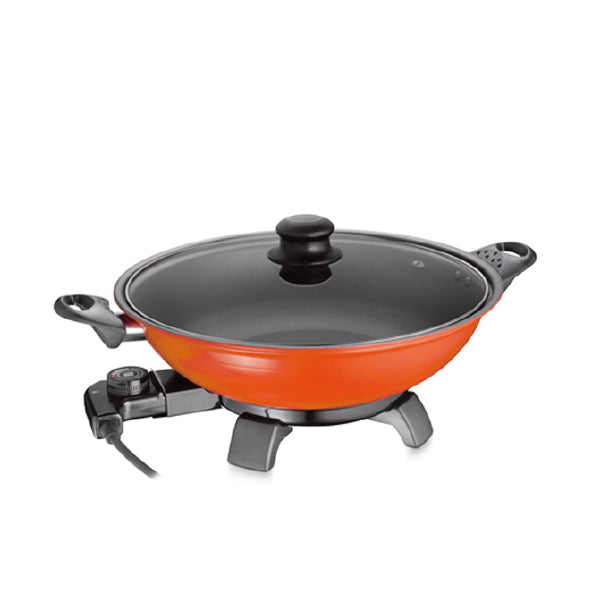 POWERPAC PPEC814 ELECTRIC WOK & STEAM BOAT 14" 1600W<br>ឆ្នាំងខ្ទះ និងស៊ុបអគ្គិសនី 14 អ៊ីញ - Home-Fix Cambodia