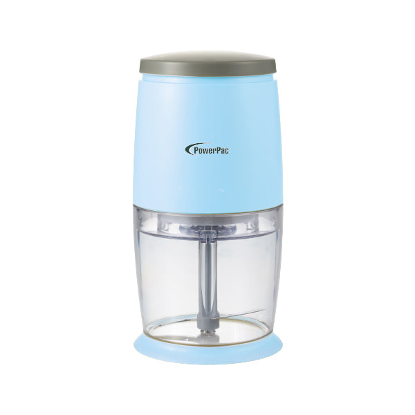 POWERPAC PPCP613 MINI CHOPPER-BLUE<br>ម៉ាស៊ីនចិញ្ច្រាំសាច់ (ពណ៌ខៀវ) - Home-Fix Cambodia