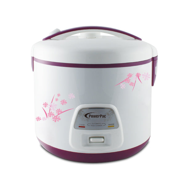 POWERPAC PPRC8118 DELUXE RICE COOKER W/STEAMER 1.8L<br>ឆ្នាំងដាំបាយអគ្គិសនី និងចំហុយ(ចំណុះ 1.8 លីត្រ) - Home-Fix Cambodia