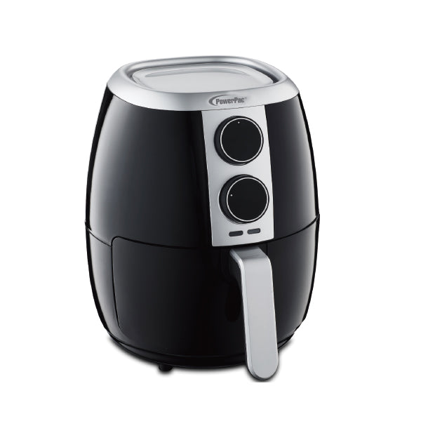 POWERPAC PPAF608 AIR FRYER HOT AIR FLOW SYSTEM 3.5L 1500W<br>?????????????????????? 3.5 ????? - Home-Fix Cambodia