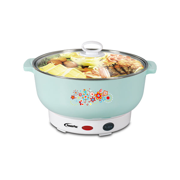 POWERPAC PPMC585 ELECTRIC MULTI COOKER STEAMPOT 2.5L<br>ឆ្នាំងស៊ុបអគ្គិសនី & ចម្អិនច្រើនមុខងារ, 2.5 លីត្រ<br>多功能电煲, 火锅, 2.5公升 - Home-Fix Cambodia