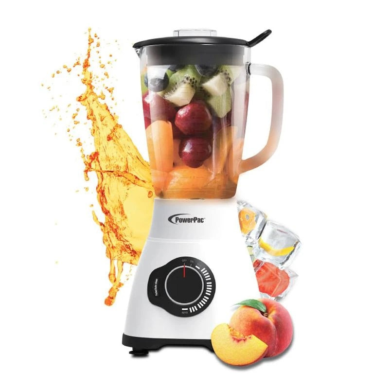 POWERPAC PPBL800 PROFESSIONAL HIGH POWER BLENDER (GLASS) 1200W - Home-Fix Cambodia