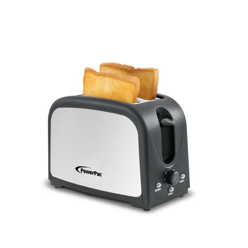POWERPAC PPT03 2 SLICE BREAD TOASTER