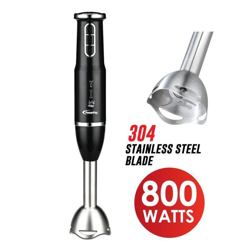 POWERPAC PPBL191 HAND BLENDER 600W - Home-Fix Cambodia
