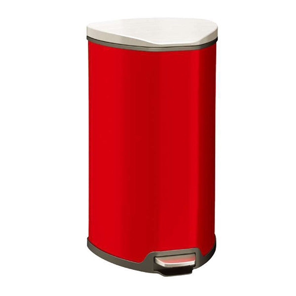 EKO 9209MP-RD-9L GRACE STEP BIN 9L RED <br> ធុងសំរាម 9 លីត្រ ពណ៍ក្រហម - Home-Fix Cambodia