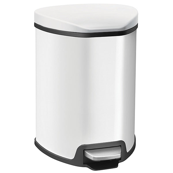 EKO 9209MP-WH-9L GRACE STEP BIN 9L WHITE <br> ធុងសំរាម 9 លីត្រ ពណ៍ស - Home-Fix Cambodia