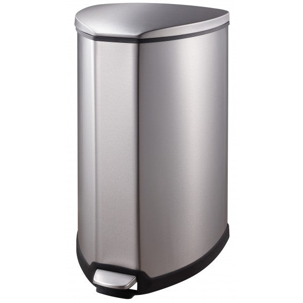 EKO 9209MT-15L GRACE STEP BIN 15L S-STEEL <br> ធុងសំរាម 15 លីត្រ ពណ៍ដែក - Home-Fix Cambodia