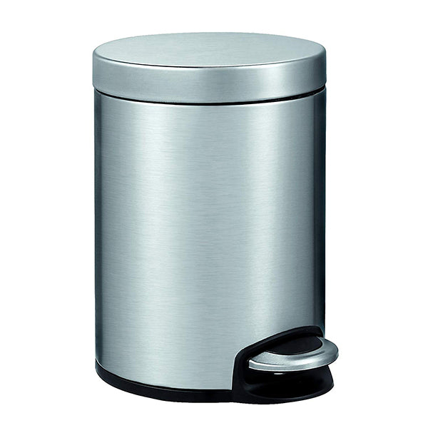 EKO 9215MT-5L SERENE STEP BIN 5L S-STEEL <br> ធុងសំរាម 5 លីត្រ ពណ៍អ៊ីណុក - Home-Fix Cambodia
