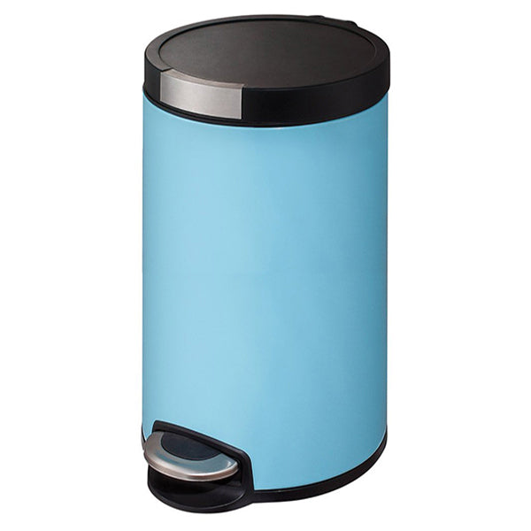 EKO 9225LB-12L ARTISTIC STEP BIN 12L L-BLUE <br> ធុងសំរាម 12 លីត្រ ពណ៌ខៀវ - Home-Fix Cambodia