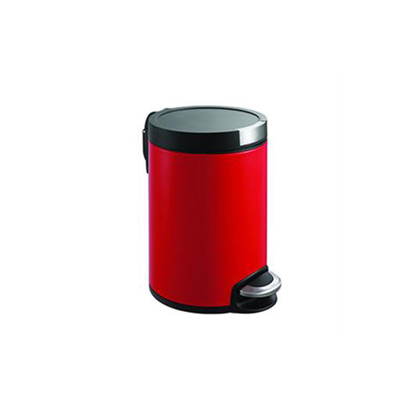 EKO 9225RD-12L ARTISTIC STEP BIN 12L RED <br> ធុងសំរាម 12 លីត្រ ពណ៌ក្រហម - Home-Fix Cambodia