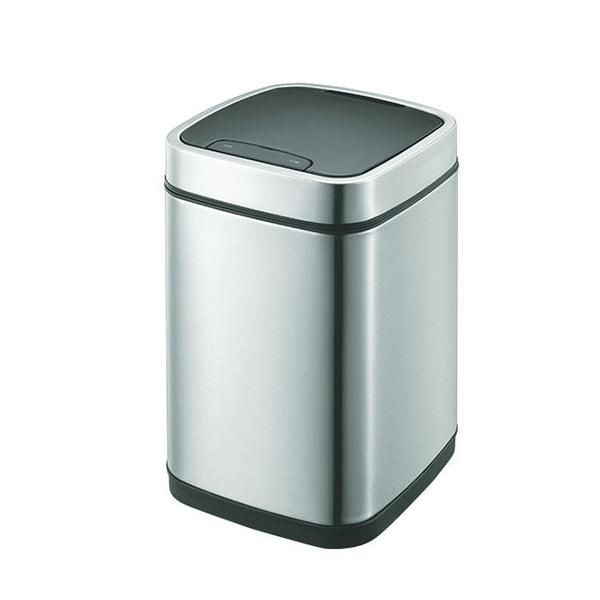 EKO 9288MT-12L SENSOR BIN 12L S-STEEL <br> ធុងសំរាមស៊ែនស័រ 12 លីត្រ  (ពណ៌អ៊ីណុក) - Home-Fix Cambodia