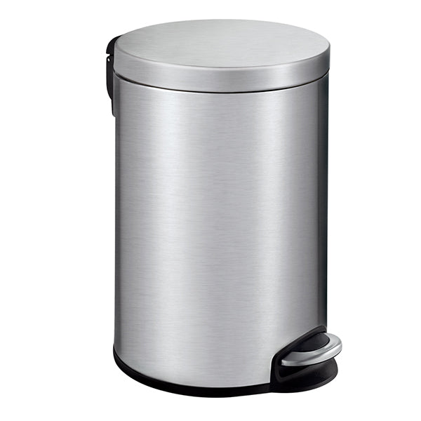 EKO BIN 9215MT-12L <br> ធុងសំរាម 12 លីត្រ (ពណ៌អ៊ីណុក) - Home-Fix Cambodia