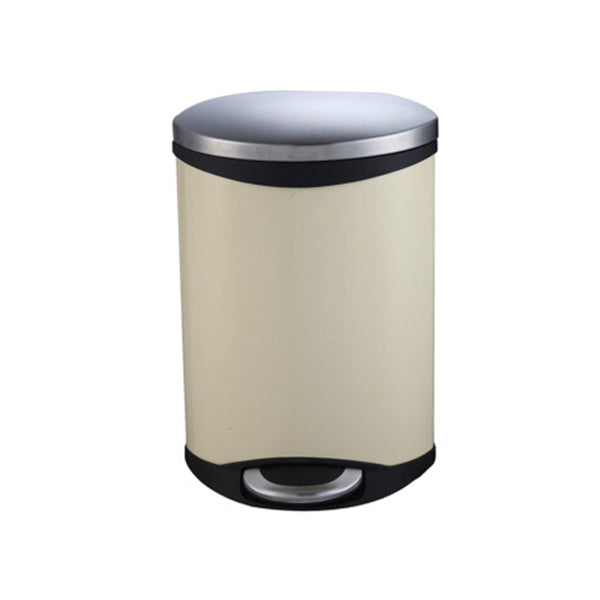 EKO BIN 9218MP-CR-10L <br> ធុងសំរាម 10 លីត្រ (ព៌ណទឹកដោះគោ) - Home-Fix Cambodia