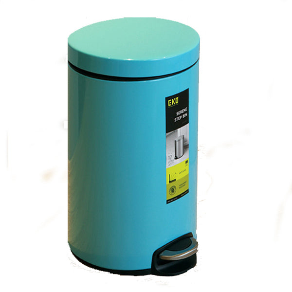 EKO EK9215P-LB-12L CLASSIC STEP BIN <br> ធុងសំរាម 15 លីត្រ - Home-Fix Cambodia